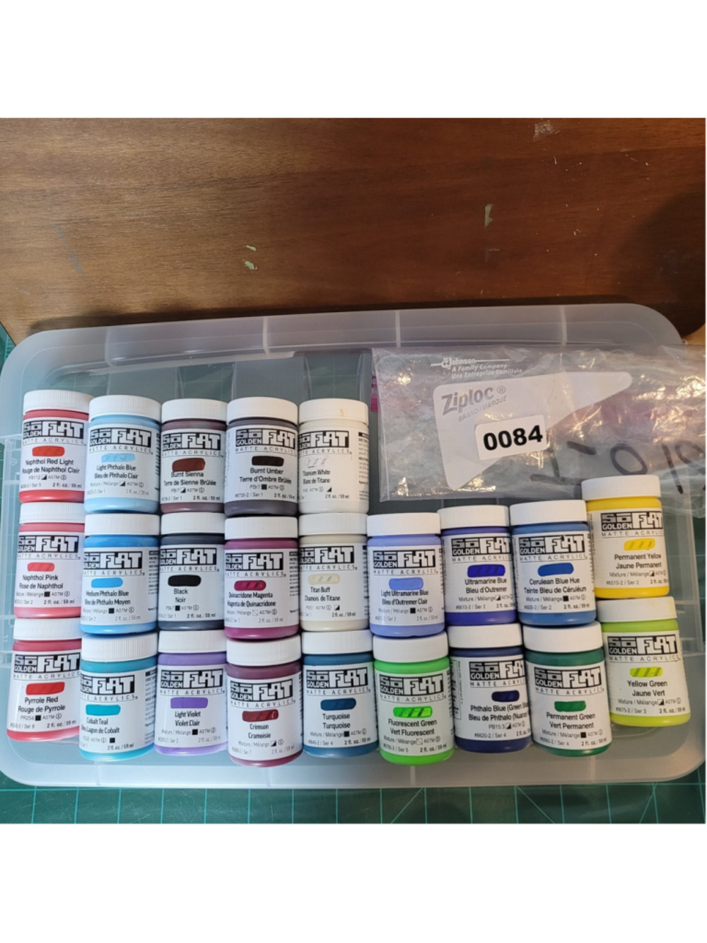 Golden 23 SoFlat Matte Acrylics Paint Jar 2oz Bottle Set NEW Lot